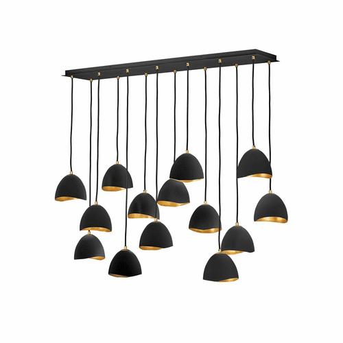 Hinkley Nula Chandelier - Shell Black - 35909SHB