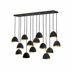 Hinkley Nula Chandelier - Shell Black - 35909SHB