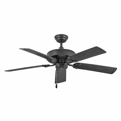 Hinkley Oasis 52" Ceiling Fan - Matte Black - 901652FMB-NWA