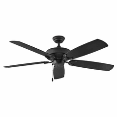 Hinkley Oasis 60" Ceiling Fan - Matte Black - 901660FMB-NWA