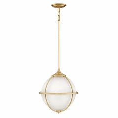 Hinkley Odeon Pendant - Satin Brass - 4744SA Hinkley Odeon Pendant - Satin Brass - 4744SA