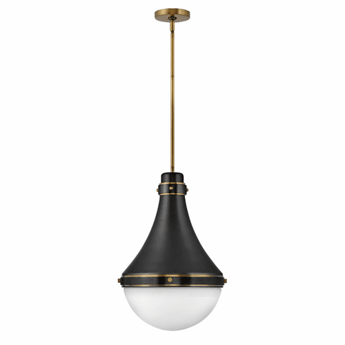 Hinkley Oliver Medium Pendant - Black - 39054BK