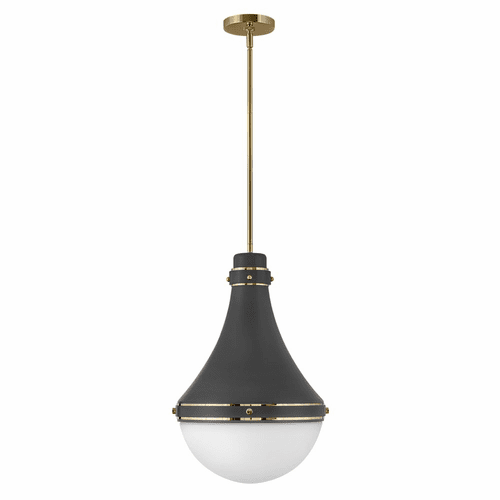 Hinkley Oliver Medium Pendant - Dark Matte Grey - 39054DMG
