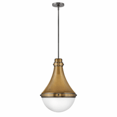 Hinkley Oliver Medium Pendant - Heritage Brass - 39054HB