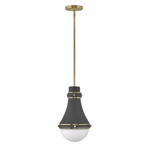 Hinkley Oliver Small Pendant - Dark Matte Grey - 39057DMG