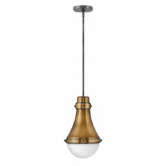 Hinkley Oliver Small Pendant - Heritage Brass - 39057HB