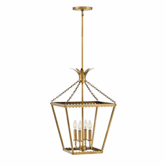 Hinkley Palma Medium Pendant - Heritage Brass - 41925HB