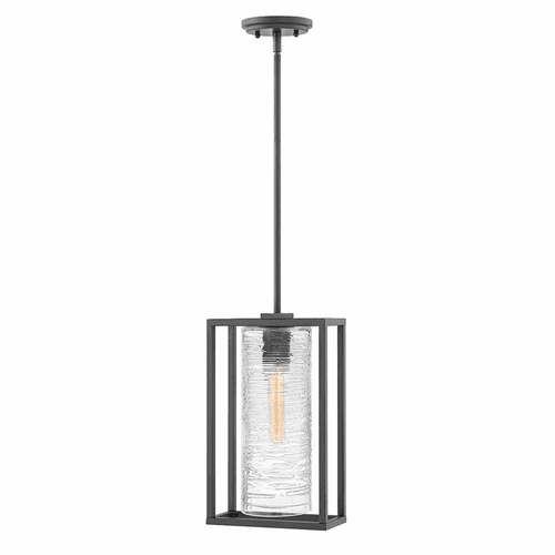 Hinkley Pax Outdoor Hanging Light - Satin Black - 1252SK
