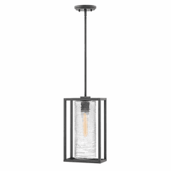 Hinkley Pax Outdoor Hanging Light - Satin Black - 1252SK