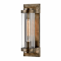 Hinkley Pearson Outdoor Medium Wall Mount Lantern - Burnished Bronze - 29060BU-LL