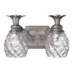 Hinkley Plantation 2-LT Bath Light - Polished Antique Nickel - 5312PL