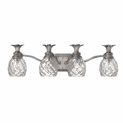 Hinkley Plantation 4-LT Bath Light - Polished Antique Nickel - 5314PL