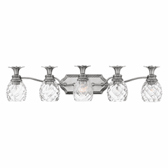 Hinkley Plantation 5-LT Bath Light - Polished Antique Nickel - 5315PL