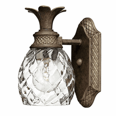 Hinkley Plantation Bathroom Wall Sconce - Pearl Bronze - 5310PZ