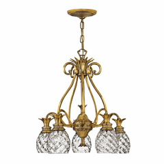 Hinkley Plantation Downlight Foyer Chandelier - Burnished Brass - 4885BB Hinkley Plantation Downlight Foyer Chandelier - Burnished Brass - 4885BB