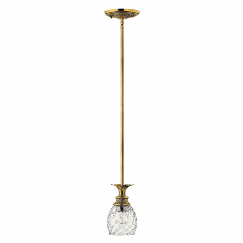 Hinkley Plantation Mini-Pendant - Burnished Brass - 5317BB