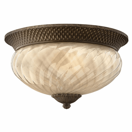 Hinkley Plantation Outdoor Flush Mount - Pearl Bronze - 2123PZ-LED