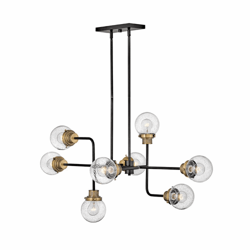Hinkley Poppy Chandelier - Black - 40698BK
