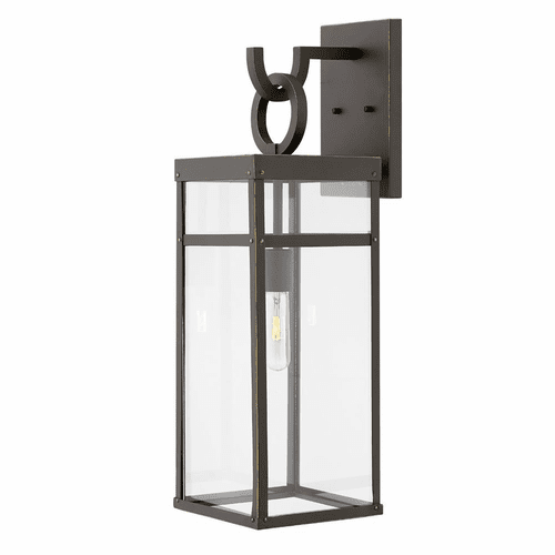 Hinkley Porter Outdoor Large Wall Mount Lantern - Oil Rubbed Bronze - 2805OZ-LL