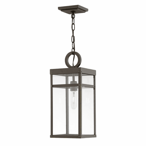 Hinkley Porter Outdoor Medium Hanging Lantern - Oil Rubbed Bronze - 2802OZ-LL