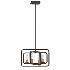 Hinkley Quentin Small Stem Hung Pendant - Buckeye Bronze - 4811KZ