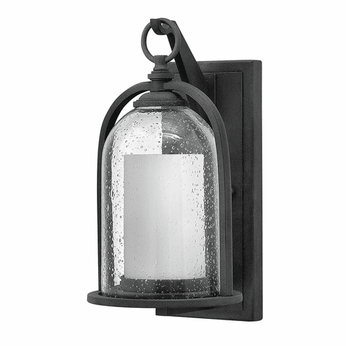 Hinkley Quincy Outdoor Medium Wall Mount - Aged Zinc - 2614DZ