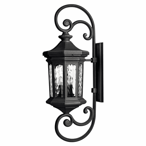 Hinkley Raley Outdoor Extra Large Wall Mount - Museum Black - 1609MB