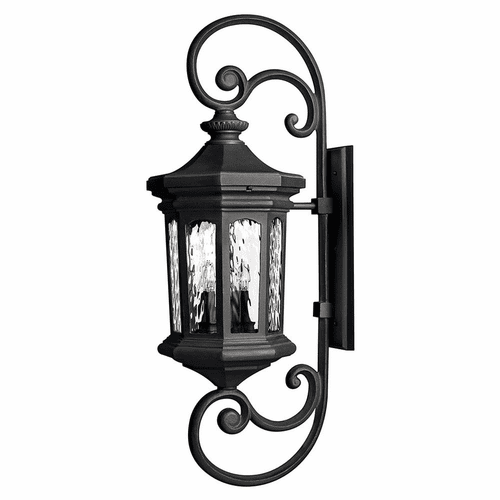 Hinkley Raley Outdoor Extra Large Wall Mount - Museum Black - 1609MB-LL