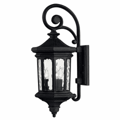Hinkley Raley Outdoor Medium Wall Mount - Museum Black - 1604MB