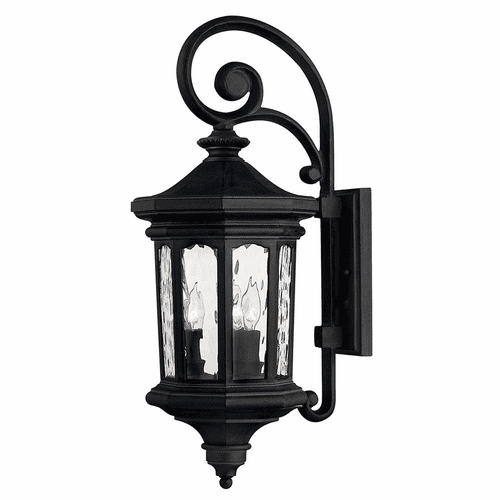 Hinkley Raley Outdoor Medium Wall Mount - Museum Black - 1604MB-LL