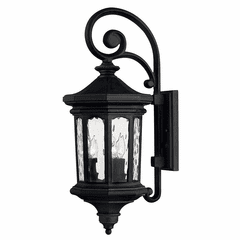 Hinkley Raley Outdoor Medium Wall Mount - Museum Black - 1604MB-LL