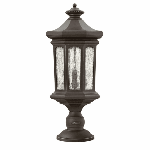 Hinkley Raley Outdoor Post Mount - Oil Rubbed Bronze - 1601OZ-LV