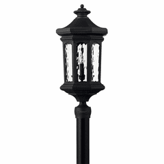 Hinkley Raley Outdoor Post Top/ Pier Mount - Museum Black - 1601MB-LL