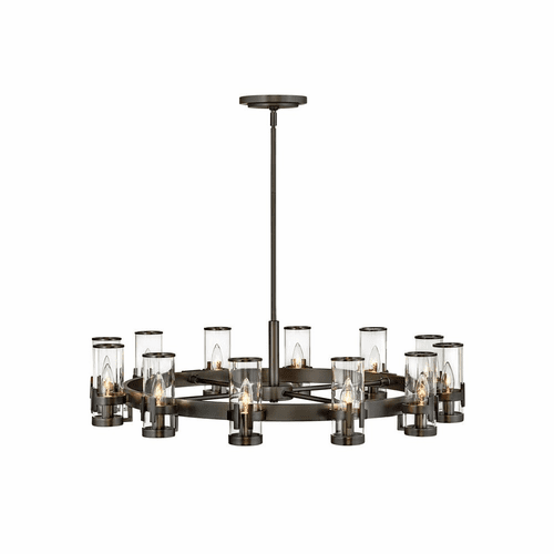 Hinkley Reeve Chandelier - Black Oxide - 38109BX