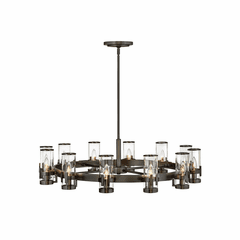 Hinkley Reeve Chandelier - Black Oxide - 38109BX