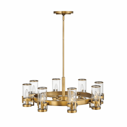 Hinkley Reeve Chandelier - Heritage Brass - 38106HB