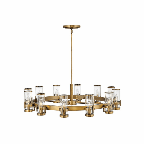 Hinkley Reeve Chandelier - Heritage Brass - 38109HB