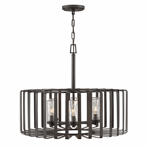 Hinkley Reid Outdoor Hanging Light - Brushed Graphite - 29505BGR