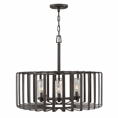 Hinkley Reid Outdoor Hanging Light - Brushed Graphite - 29505BGR-LV