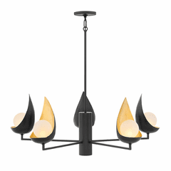 Hinkley Ren Single Tier Chandelier - Black - 47905BLK