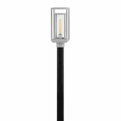 Hinkley Republic Coastal Elements Outdoor Post Mount - Satin Nickel - 1001SI-LV
