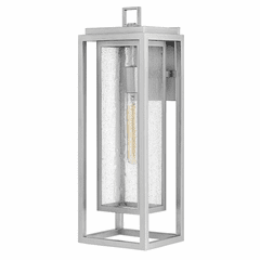 Hinkley Republic Outdoor Large Wall Mount - Satin Nickel - 1005SI