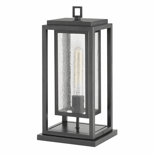 Hinkley Republic Outdoor Medium Pier Mount Lantern - Oil Rubbed Bronze - 1007OZ-LL