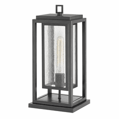 Hinkley Republic Outdoor Medium Pier Mount Lantern - Oil Rubbed Bronze - 1007OZ-LL