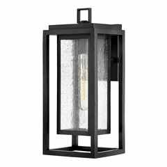 Hinkley Republic Outdoor Medium Wall Mount Lantern - Black - 1004BK-LL
