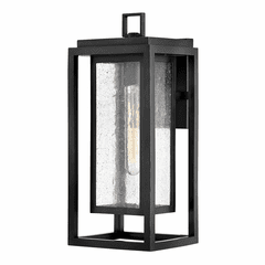 Hinkley Republic Outdoor Medium Wall Mount Lantern - Black - 1004BK-LV Hinkley Republic Outdoor Medium Wall Mount Lantern - Black - 1004BK-LV