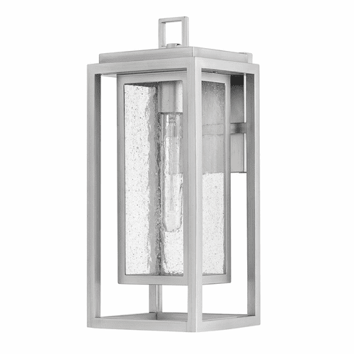 Hinkley Republic Outdoor Medium Wall Mount Lantern - Satin Nickel - 1004SI-LL