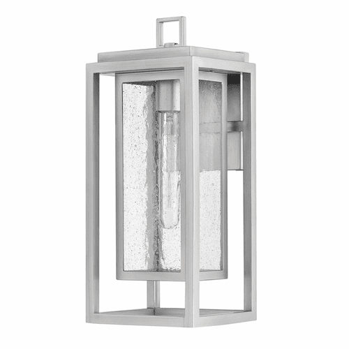 Hinkley Republic Outdoor Medium Wall Mount Lantern - Satin Nickel - 1004SI-LV