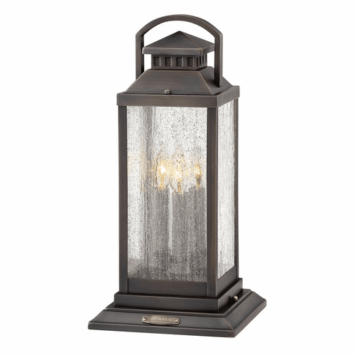 Hinkley Revere Outdoor Pier Mount - Blackened Brass - 1187BLB