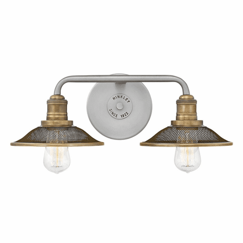 Hinkley Rigby 2-LT Bath Light - Antique Nickel - 5292AN